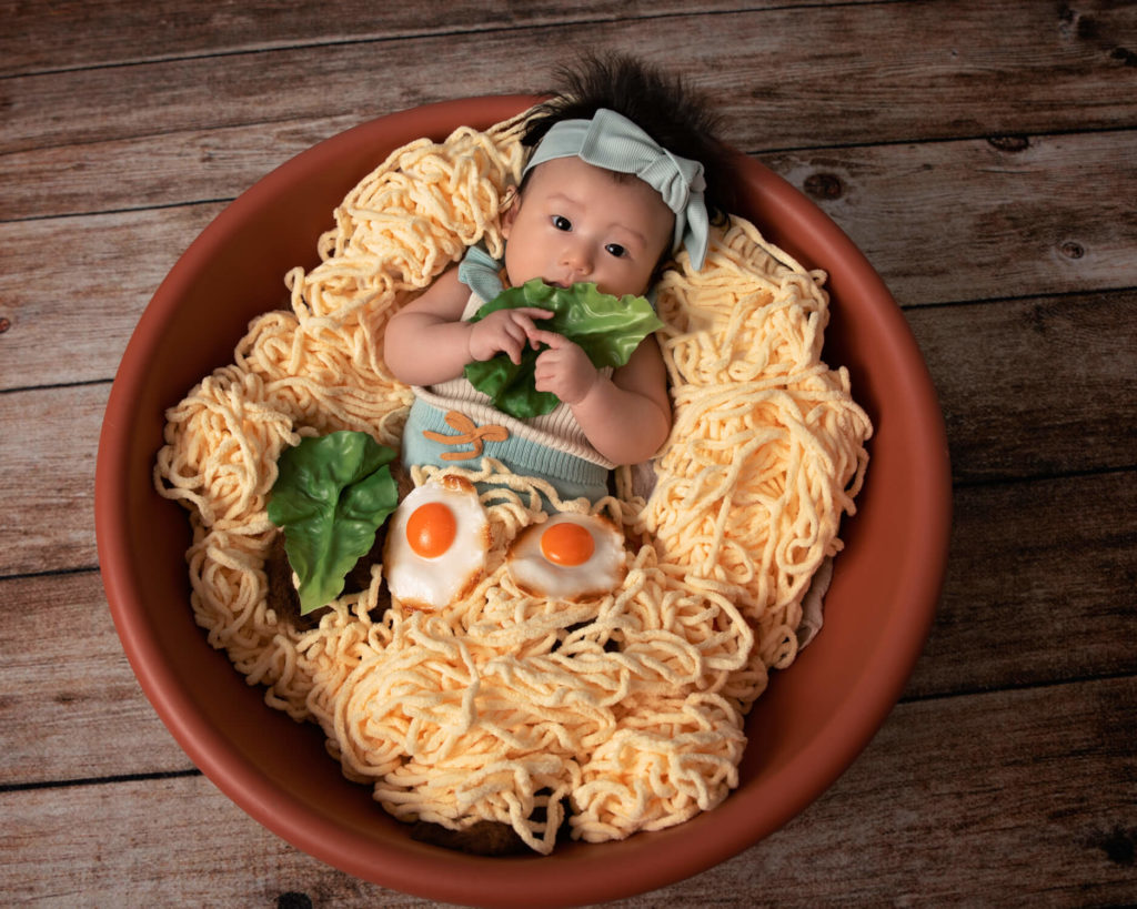 100 days baby ramen noodle bowl